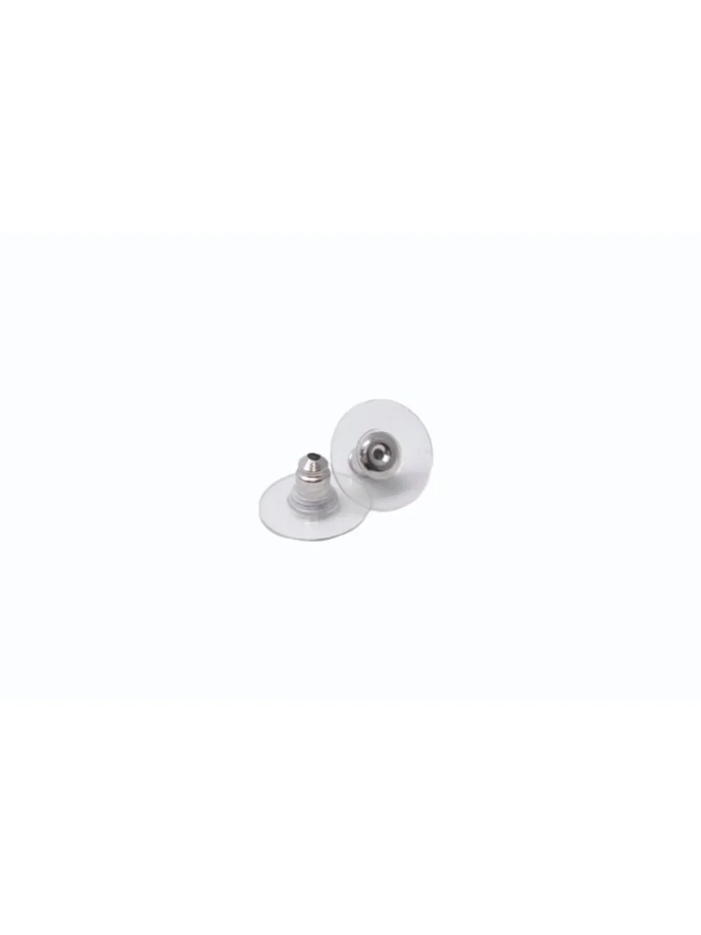 Chanel CC Logo Earrings Rhinestone Silver Color 01